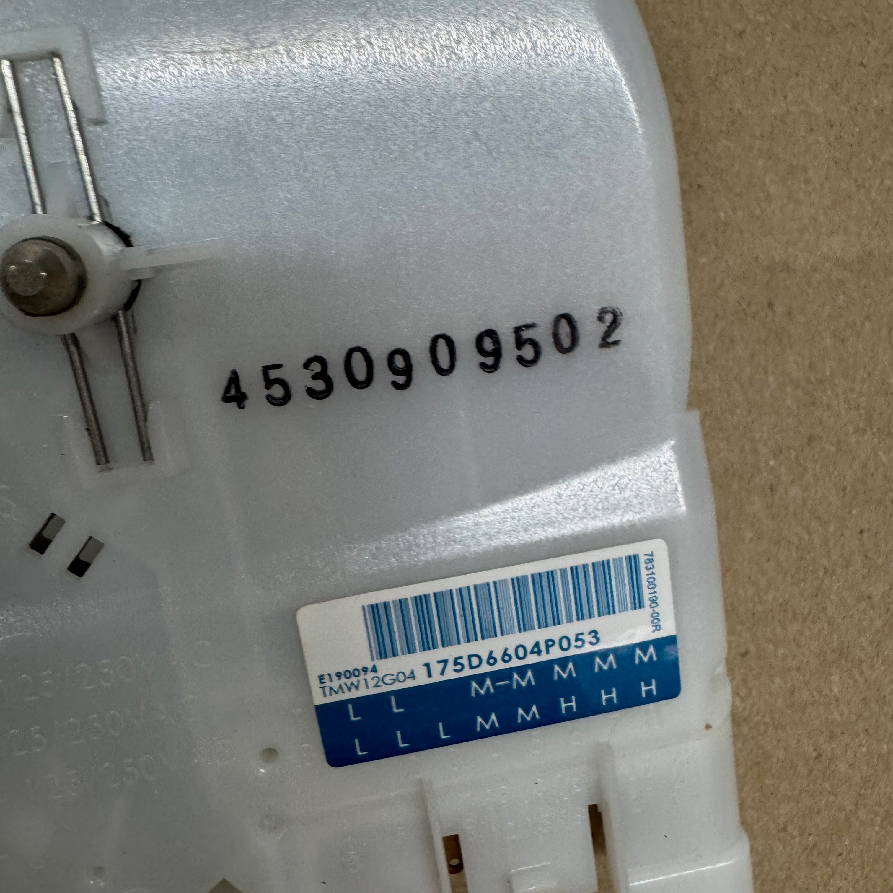 GE Washer Timer WH12X10527 175D6604P053 GE Washer Timer WH12X10527 175D6604P053